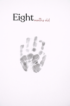 Inkless Milestone Cards | Snuggle Milestones